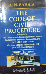 A.N. Saha's The Code of Civil Procedure by Premier Publishing Company