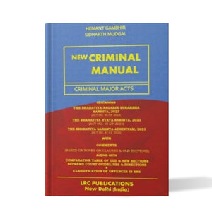 New Criminal Manual ( Criminal Major Act )